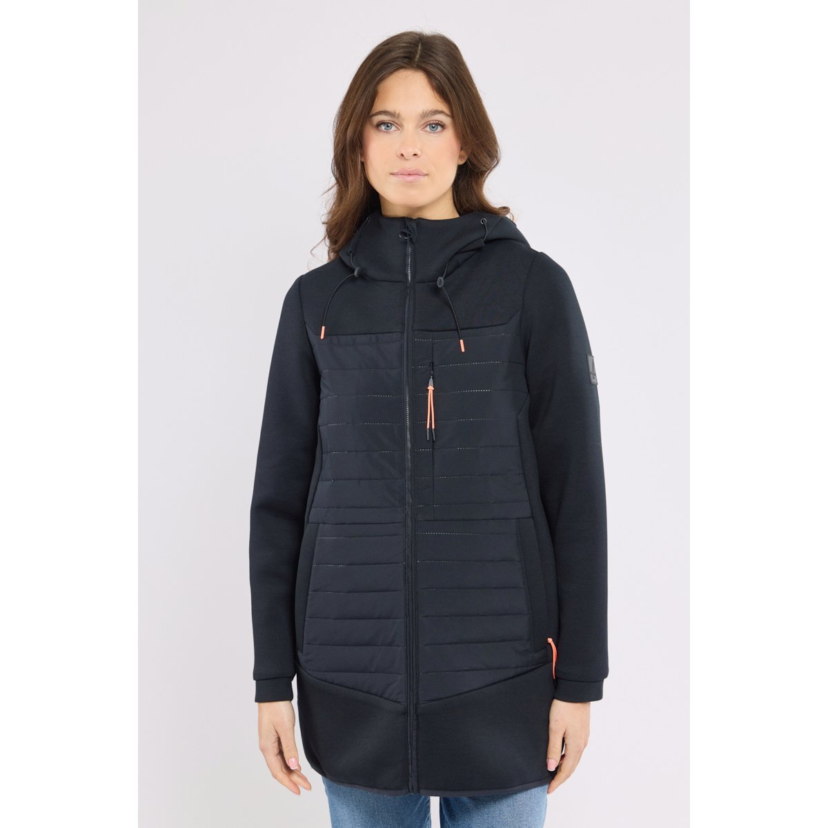 Veste bi-matière MOMBEL marine, BERMUDES
