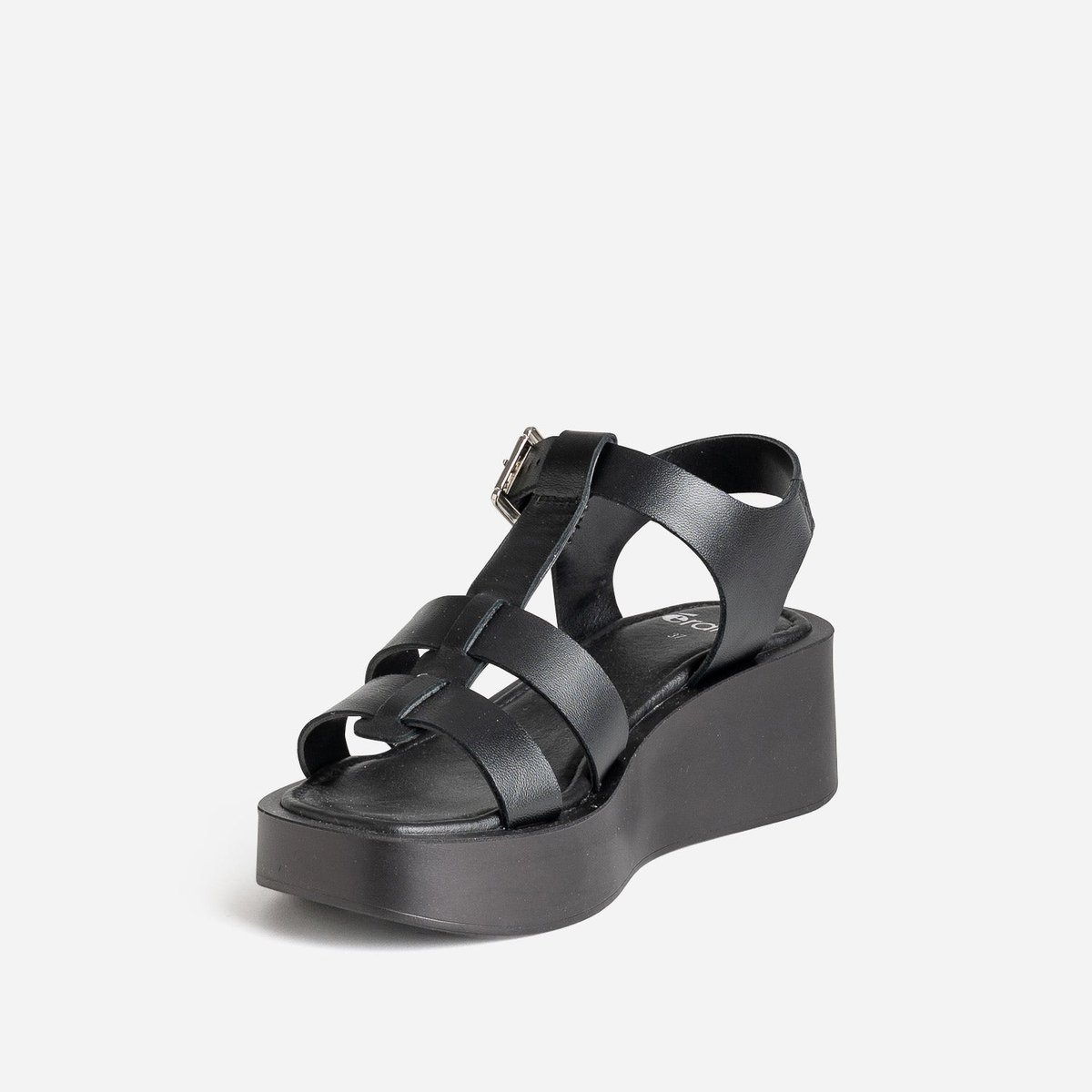 Sandale À Talon en cuir JOANN noir, ERAM