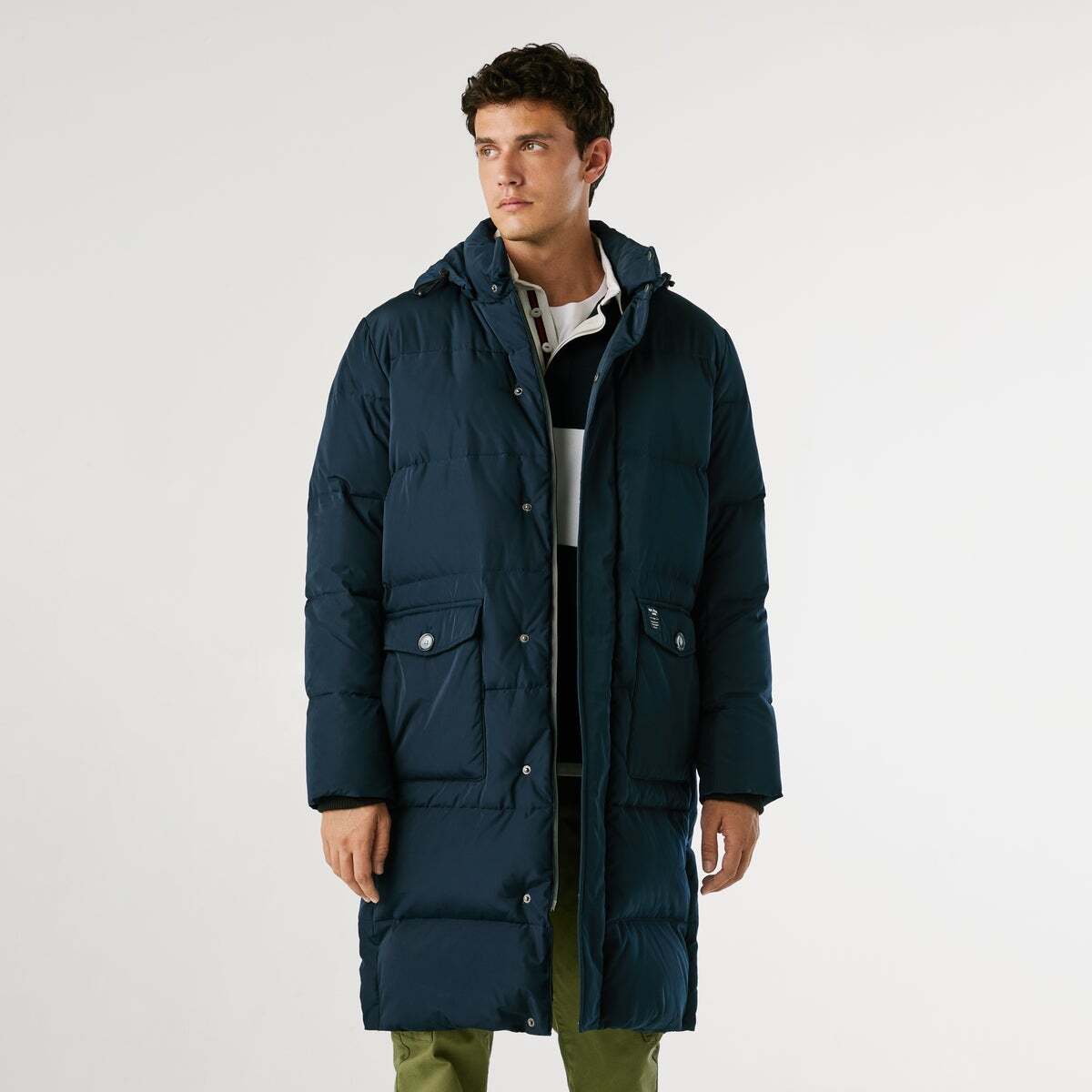 Parka Longue Matelassée bleu, PEPE JEANS