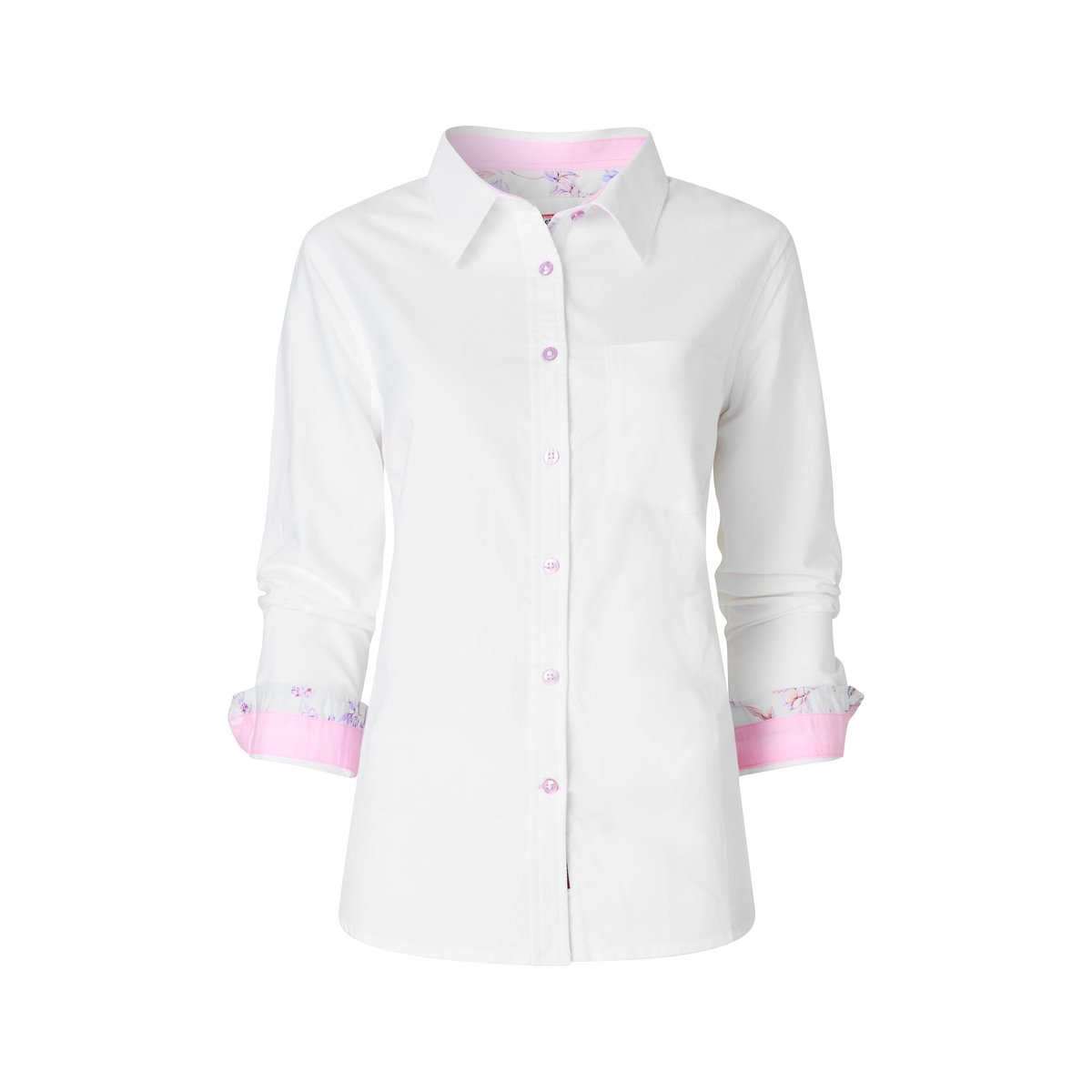 Chemise Oxford coton féminine blanc, JOE BROWNS