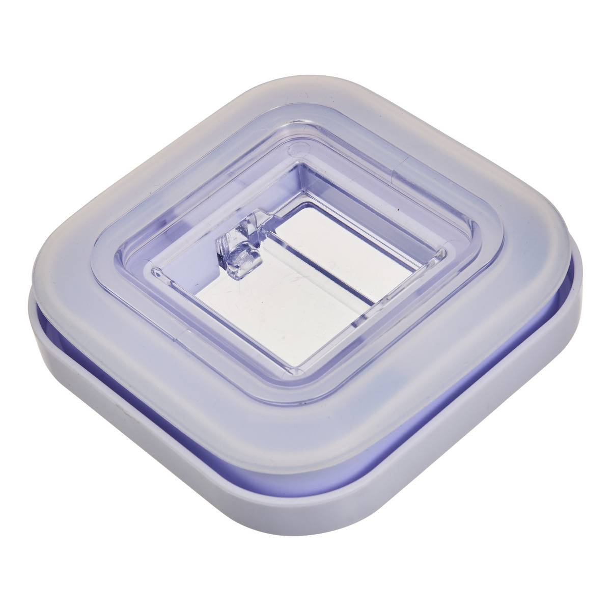 Boîte de conservation carrée 0,9L STREAKS transparent, 5FIVE SIMPLY SMART