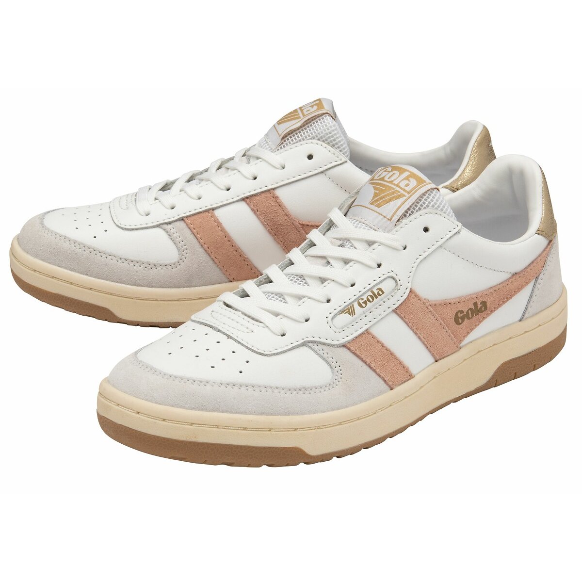 Baskets Hawk blanc/gris/rose, GOLA