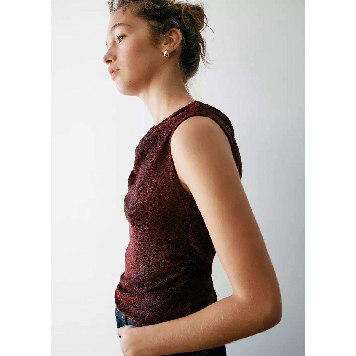 TOP FRIDAY rouge, MANGO TEEN