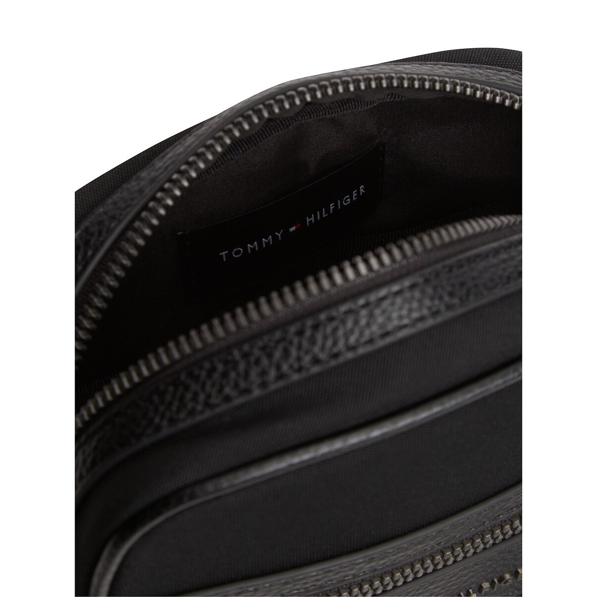 Mala a tiracolo mini reporter, REPREVE preto , TOMMY JEANS