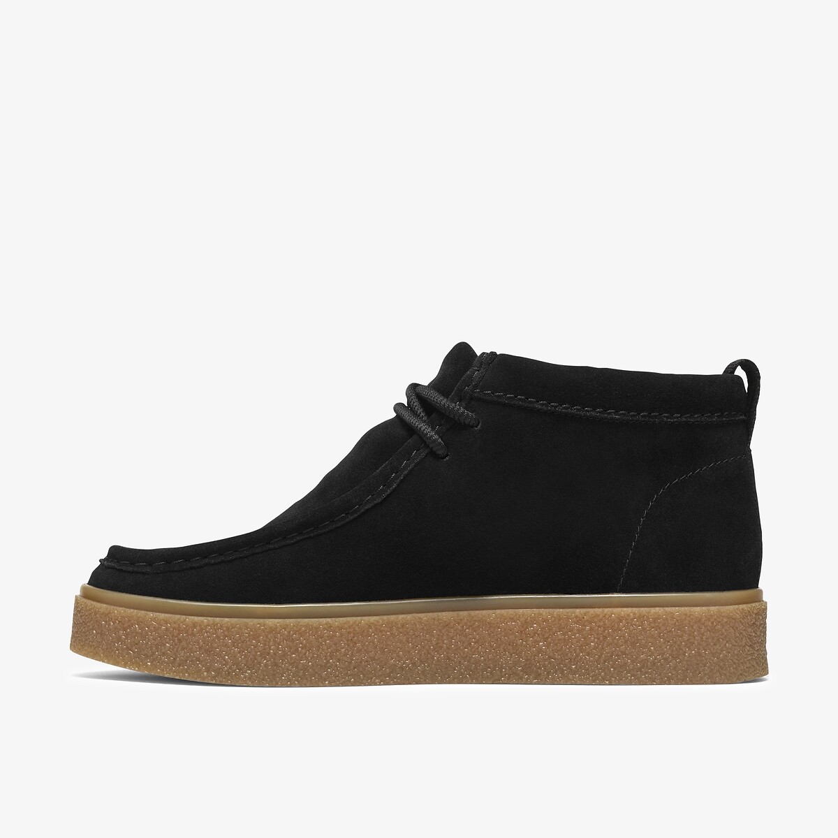 Chaussures montantes en cuir suède, BOXBEE WALLA noir, CLARKS