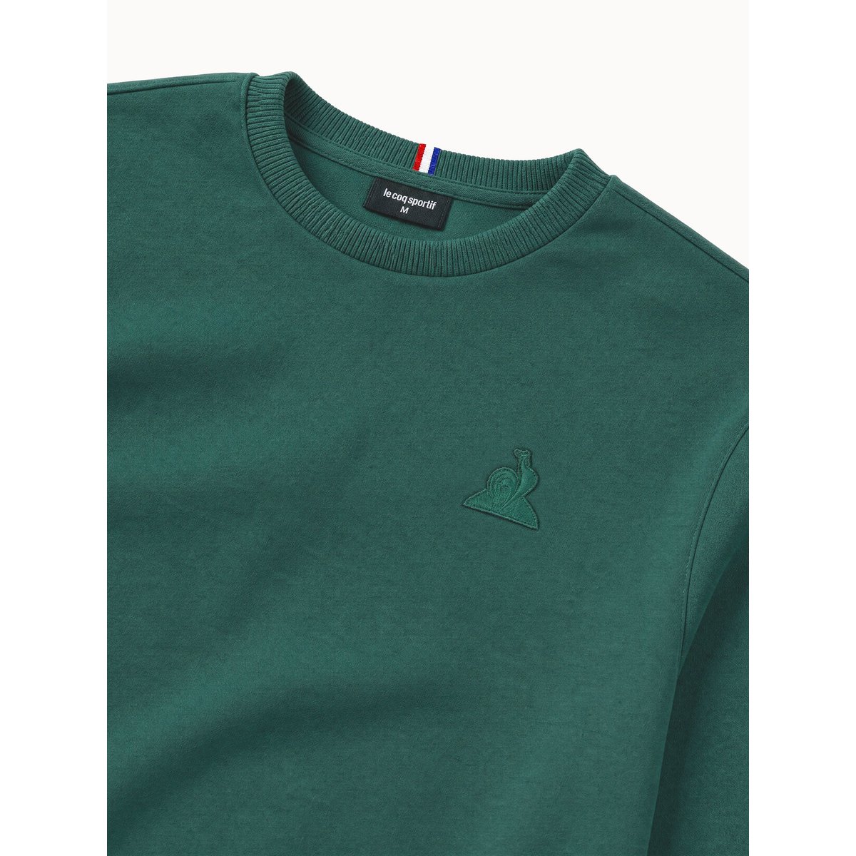 Sweat col rond Ton sur ton jasper, LE COQ SPORTIF