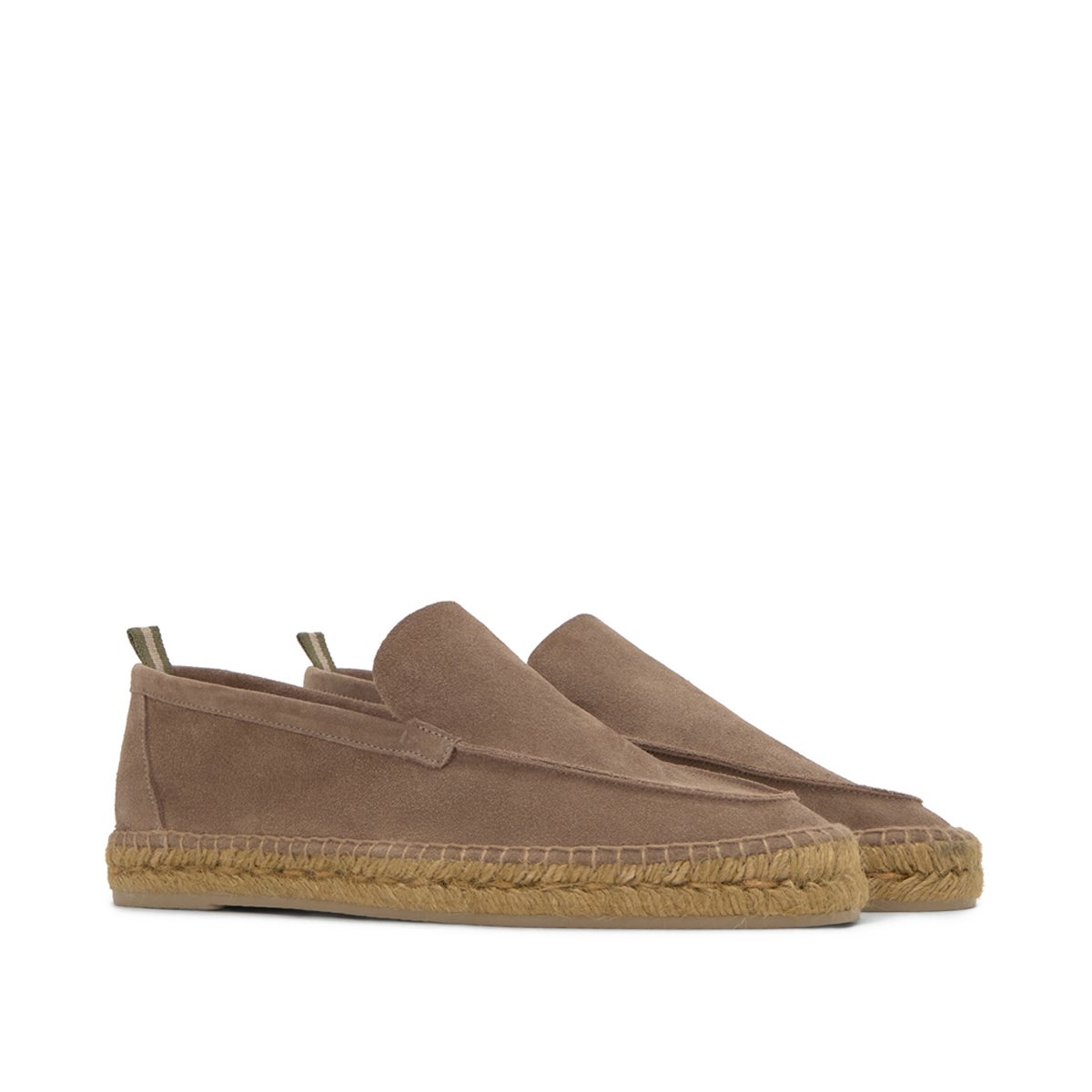 Espadrilles plates style mocassin NINO taupe, CASTANER