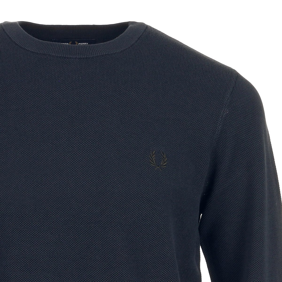 Pull PIQUE STITCH JUMPER navy, FRED PERRY
