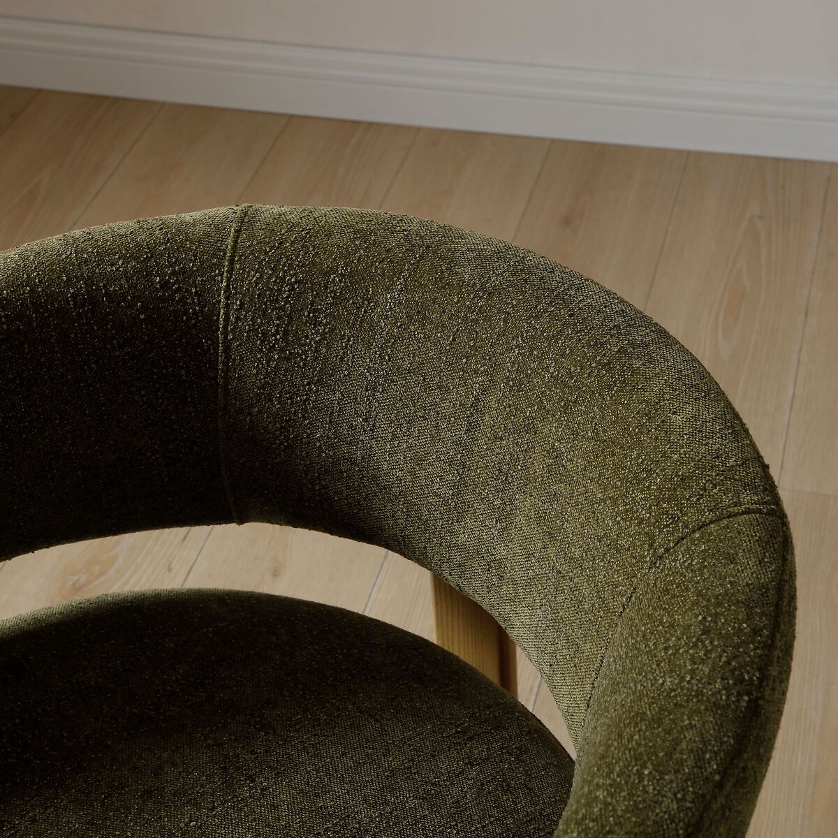 Ablo Curve Chenille Tub Chair olive, ÉDITÉ