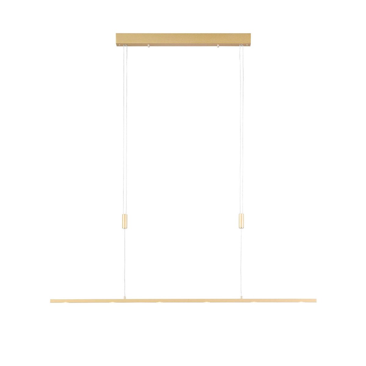 Suspension En Aluminium Moderne Led, Tolu laiton mat brossé, laiton poli, LUCANDE