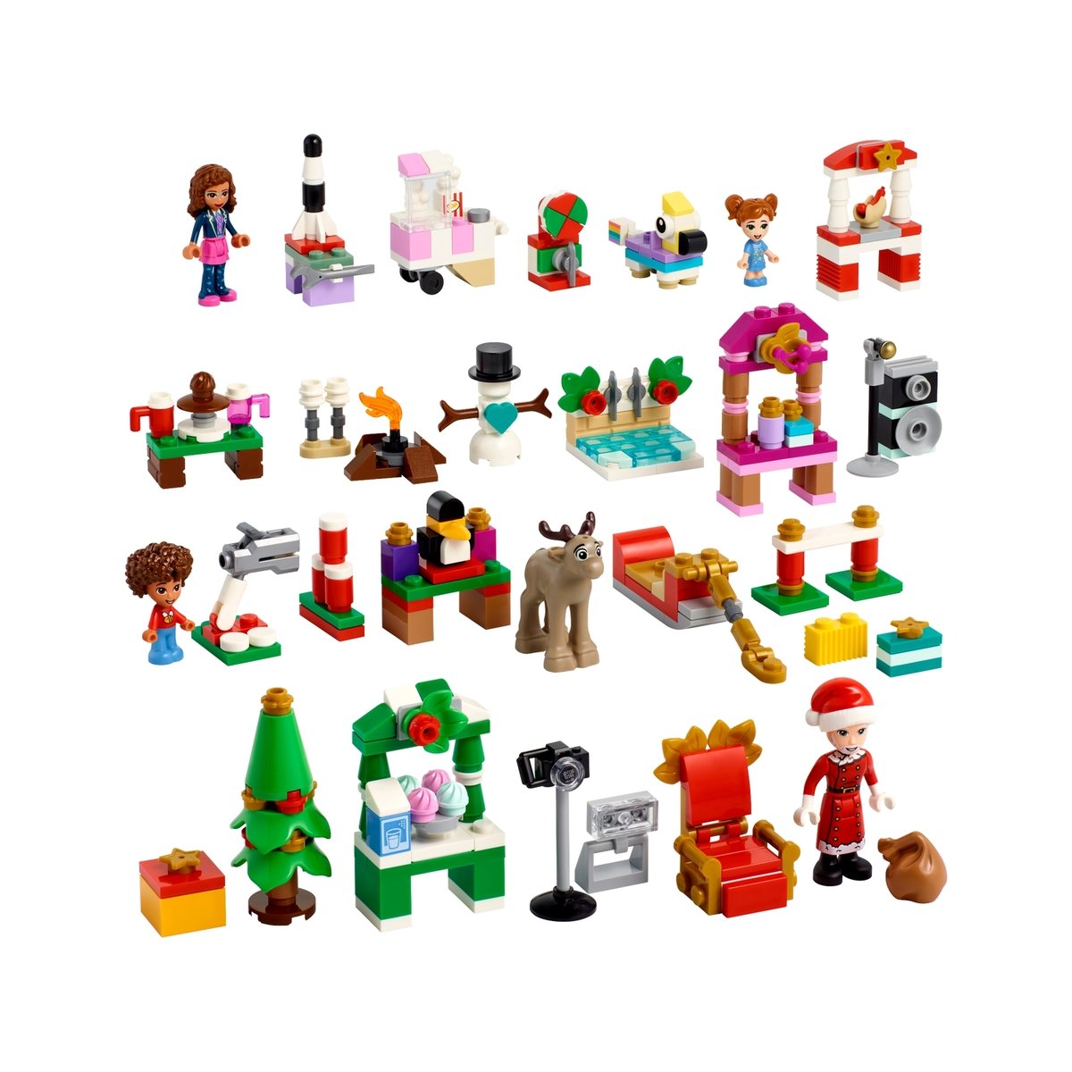 Friends Le calendrier de l'Avent multicolore, LEGO