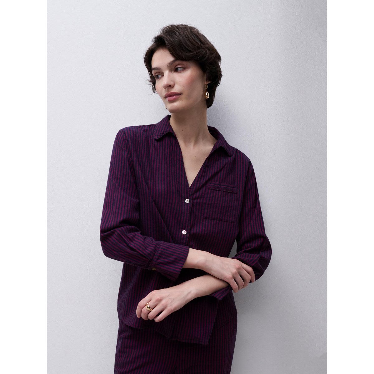 Chemise manches longues GABRIEL sailor stripes, CHANTELLE