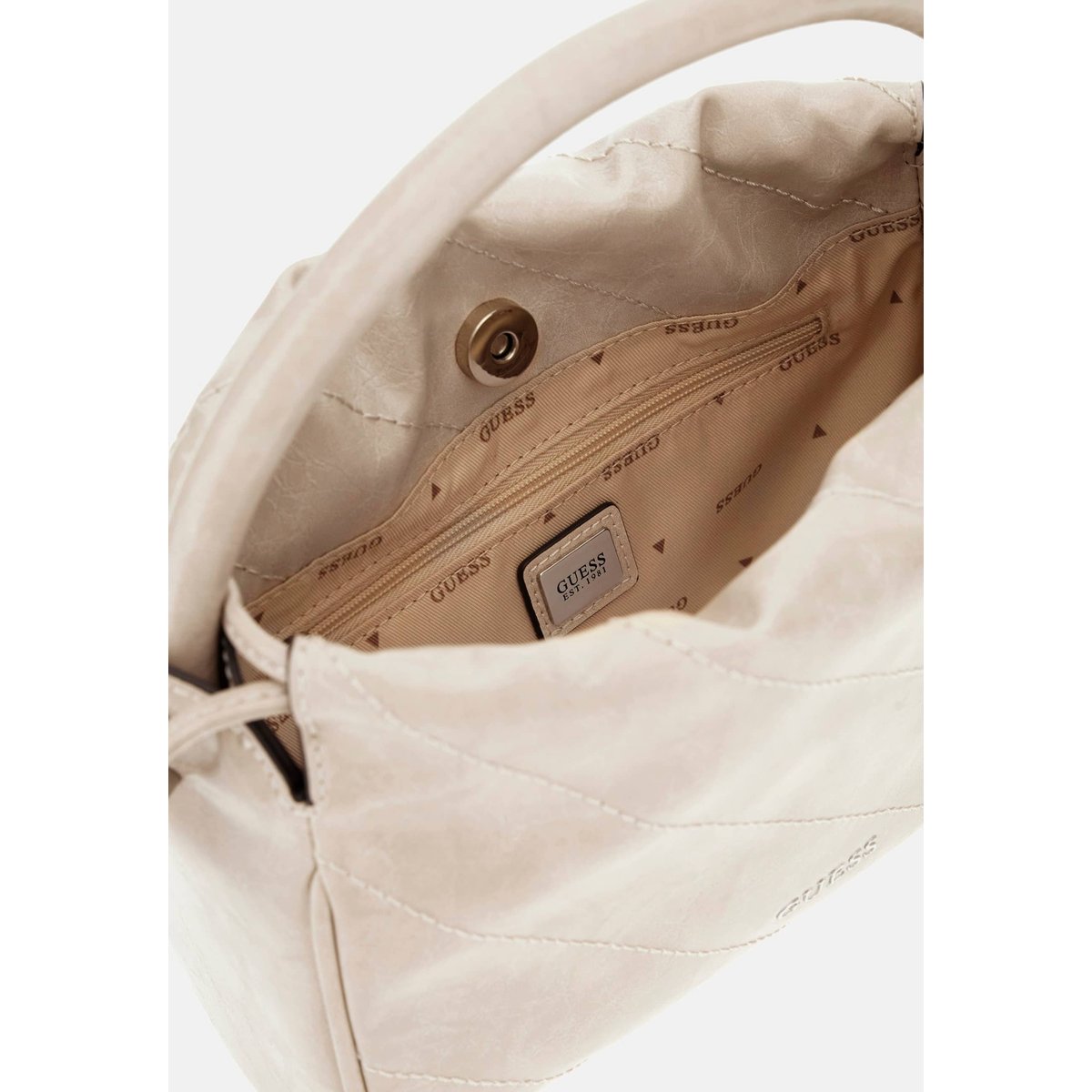 Mini Sac À Main Amys beige, GUESS