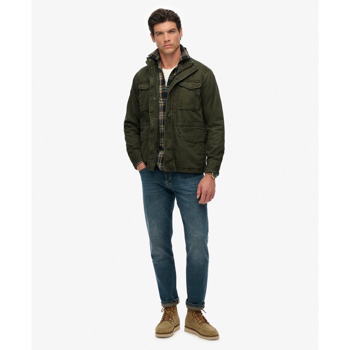 Veste Militaire M65 kaki militaire, SUPERDRY