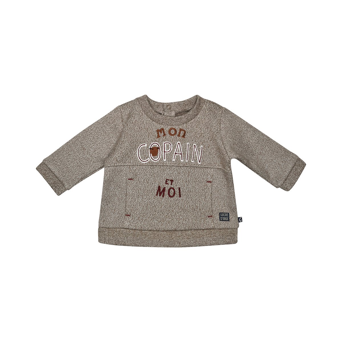Sweat + pantalon twill floribert rouge, SUCRE D'ORGE