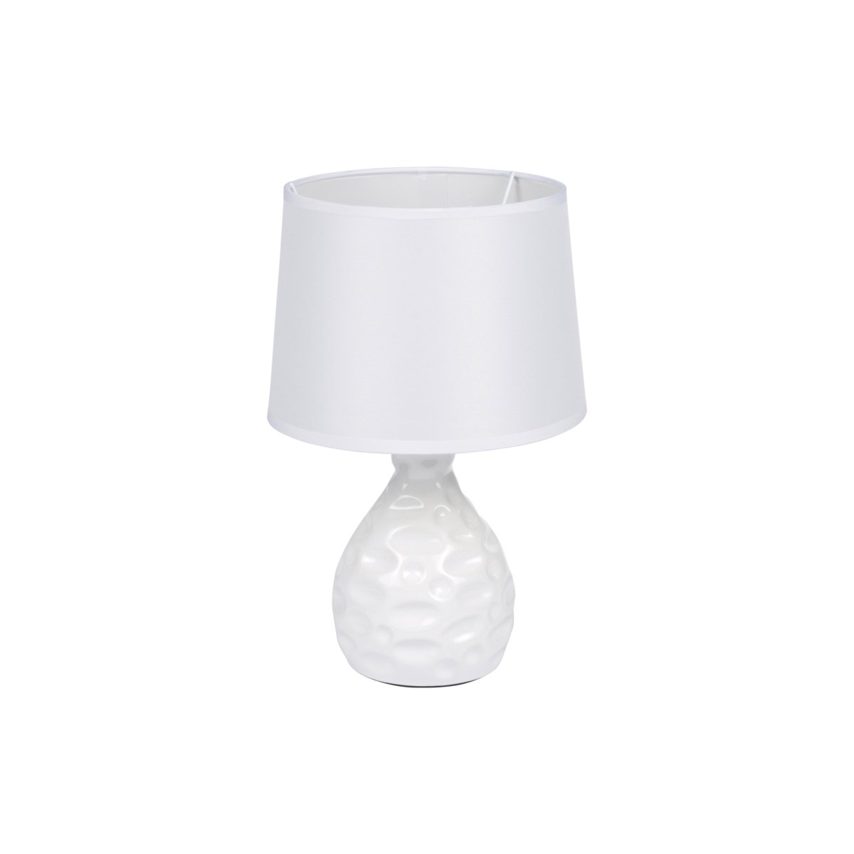 Lampe effet goutte blanc argent, EDEN
