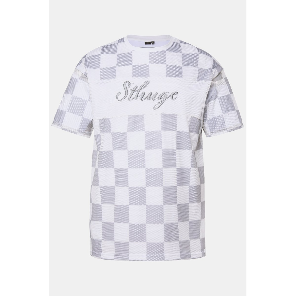 T-shirt en mesh, coupe oversize blanc neige, STHUGE
