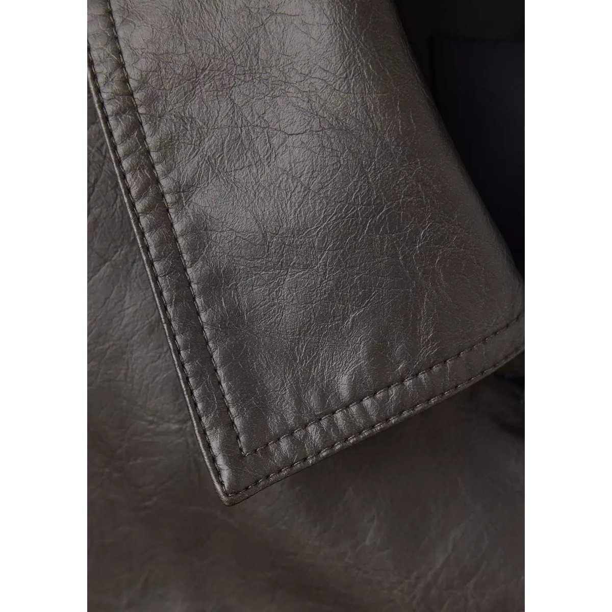 Veste similicuir boutons marron, MANGO TEEN