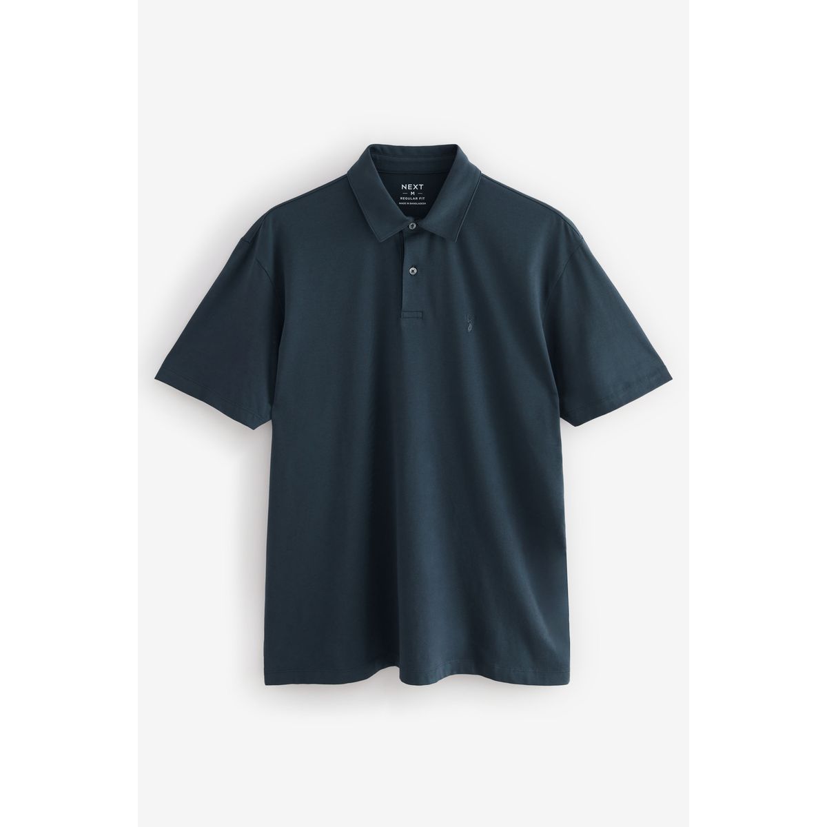 Polos en jersey à manches courtes, lot de 5 bleu marine/brun/gris/blanc/vert sauvage, NEXT