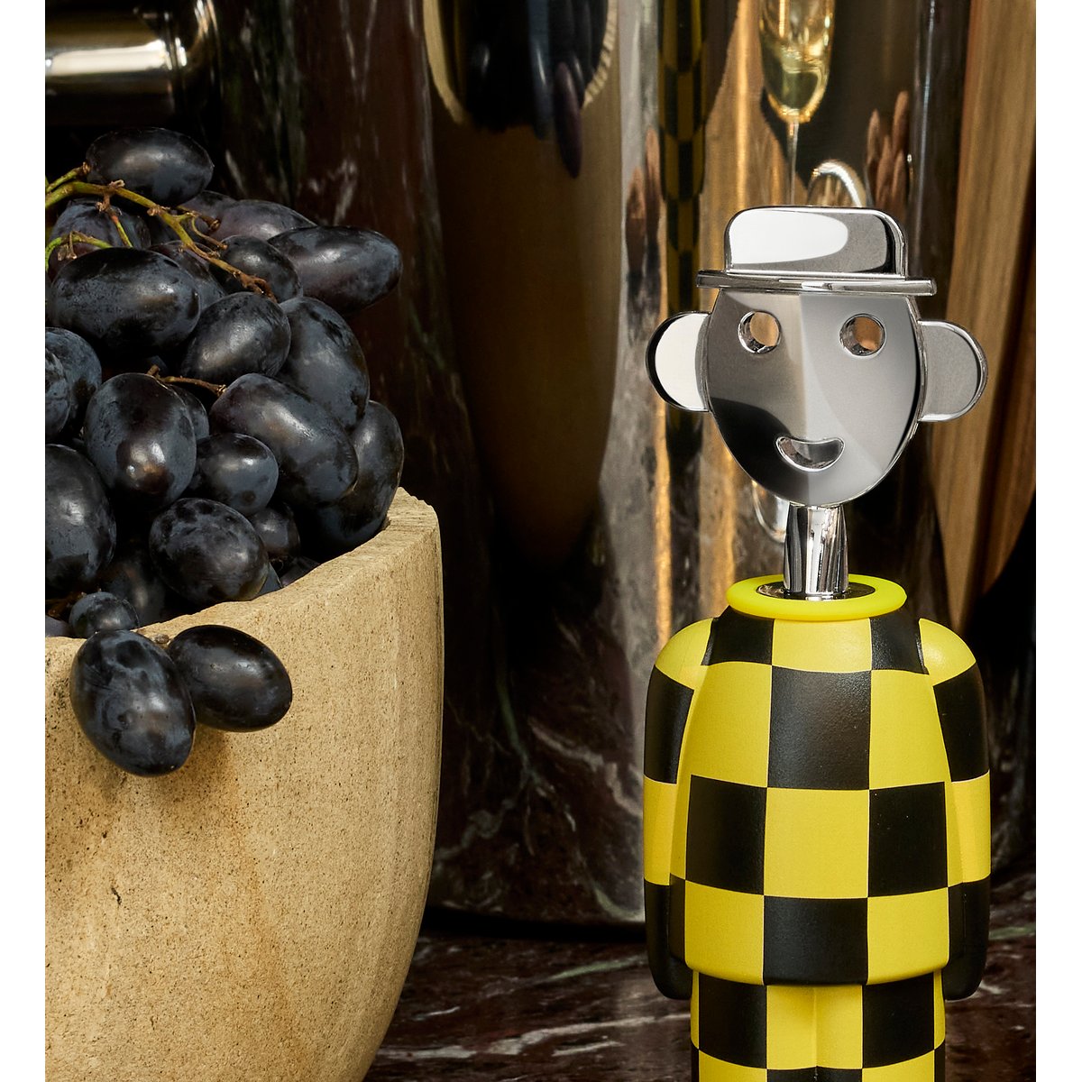 Tire-bouchon couleur unique, ALESSI