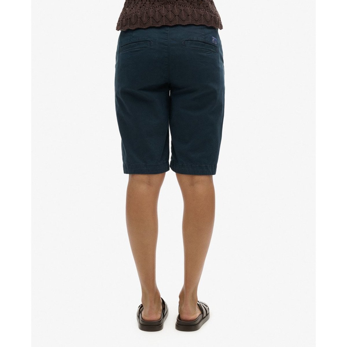 Short chino City bleu nuit foncé, SUPERDRY