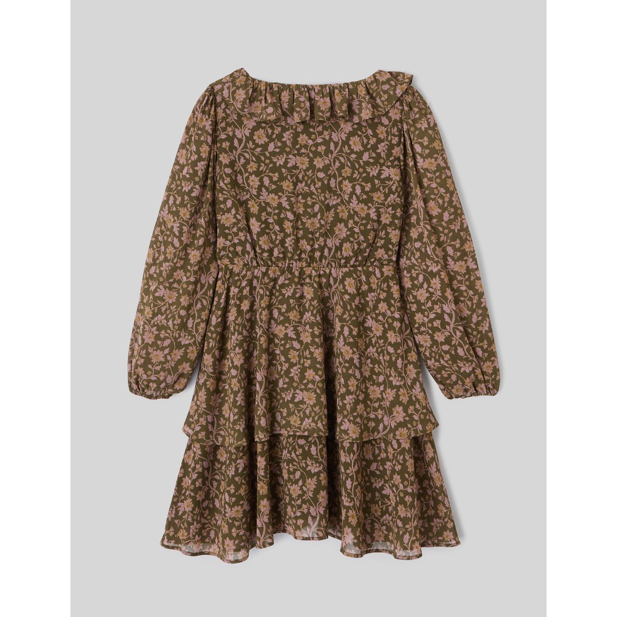 Robe imprimé fleuri multicolore, BZB
