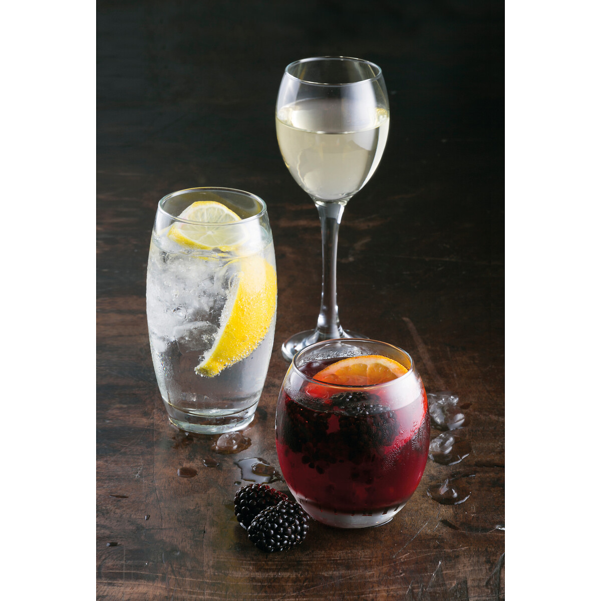 Set of 4 Mode Hiball Glasses transparent, RAVENHEAD