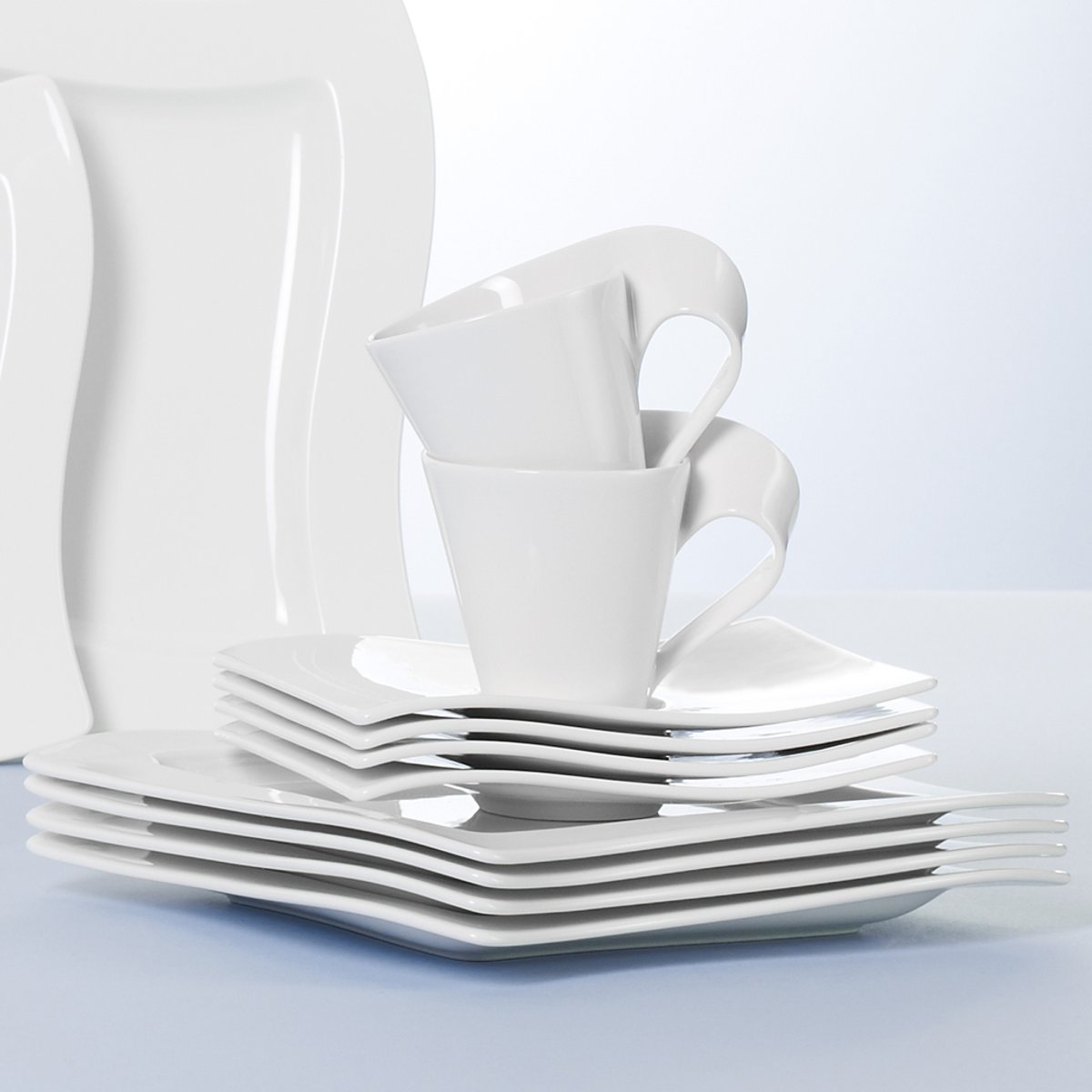 Soucoupe Tasse À Café/Thé NEWWAVE blanc, VILLEROY & BOCH