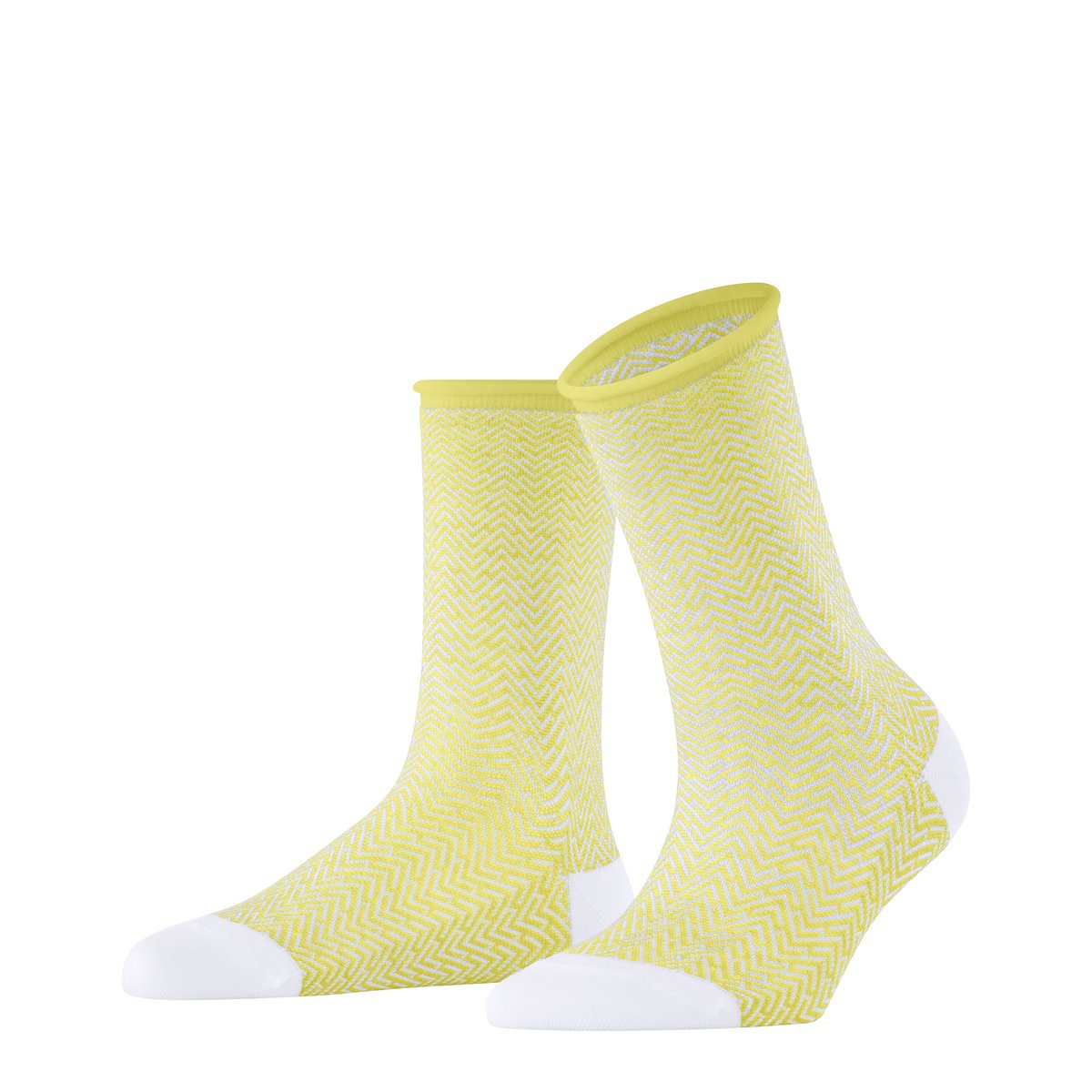 Chaussettes Clean Break jaune-ananas, FALKE