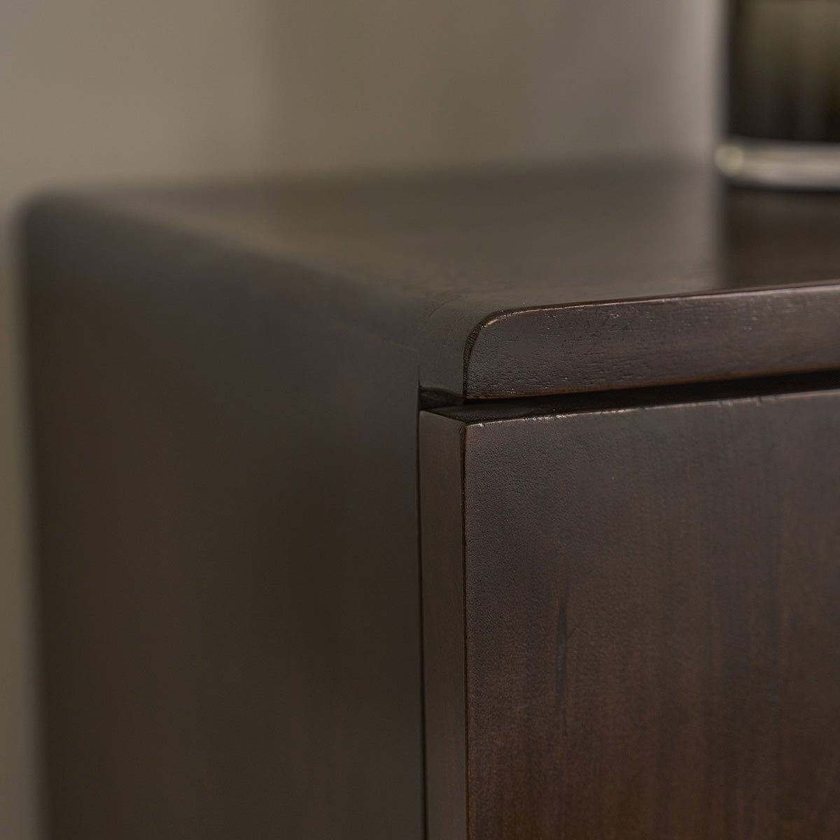 Buffet 3 portes en manguier massif 150 cm LAZARE couleur unique, BERAH GETAH