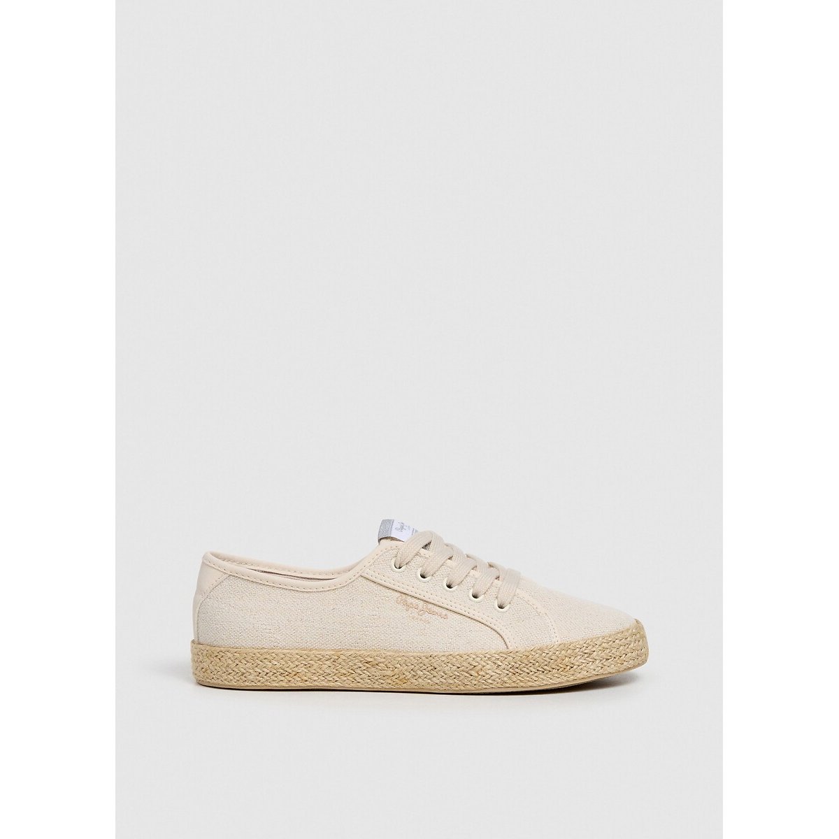 Baskets en toile Brady Jute beige, PEPE JEANS