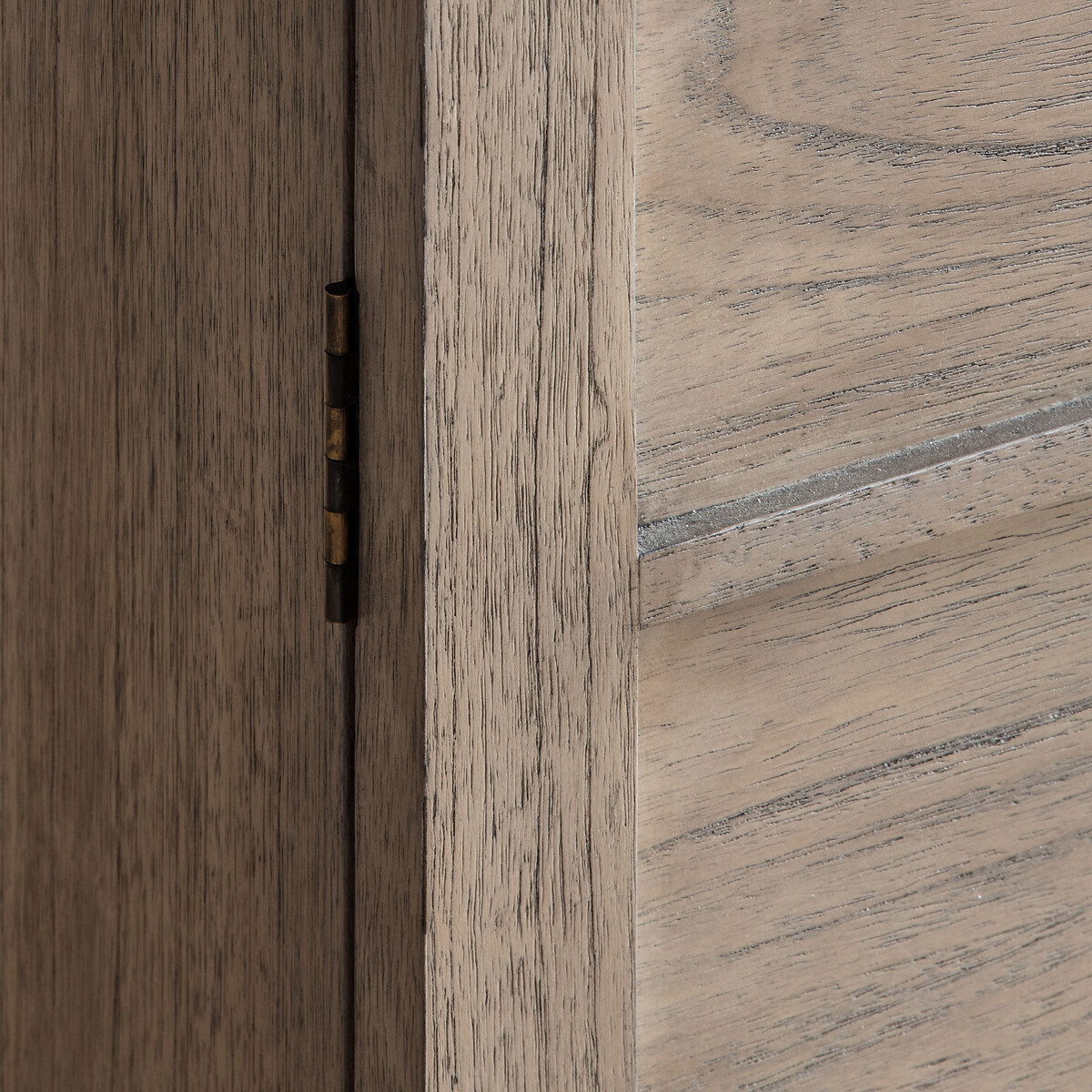 Bharhut Japandi Panelled Rattan 2 Door Cupboard wood, ÉDITÉ