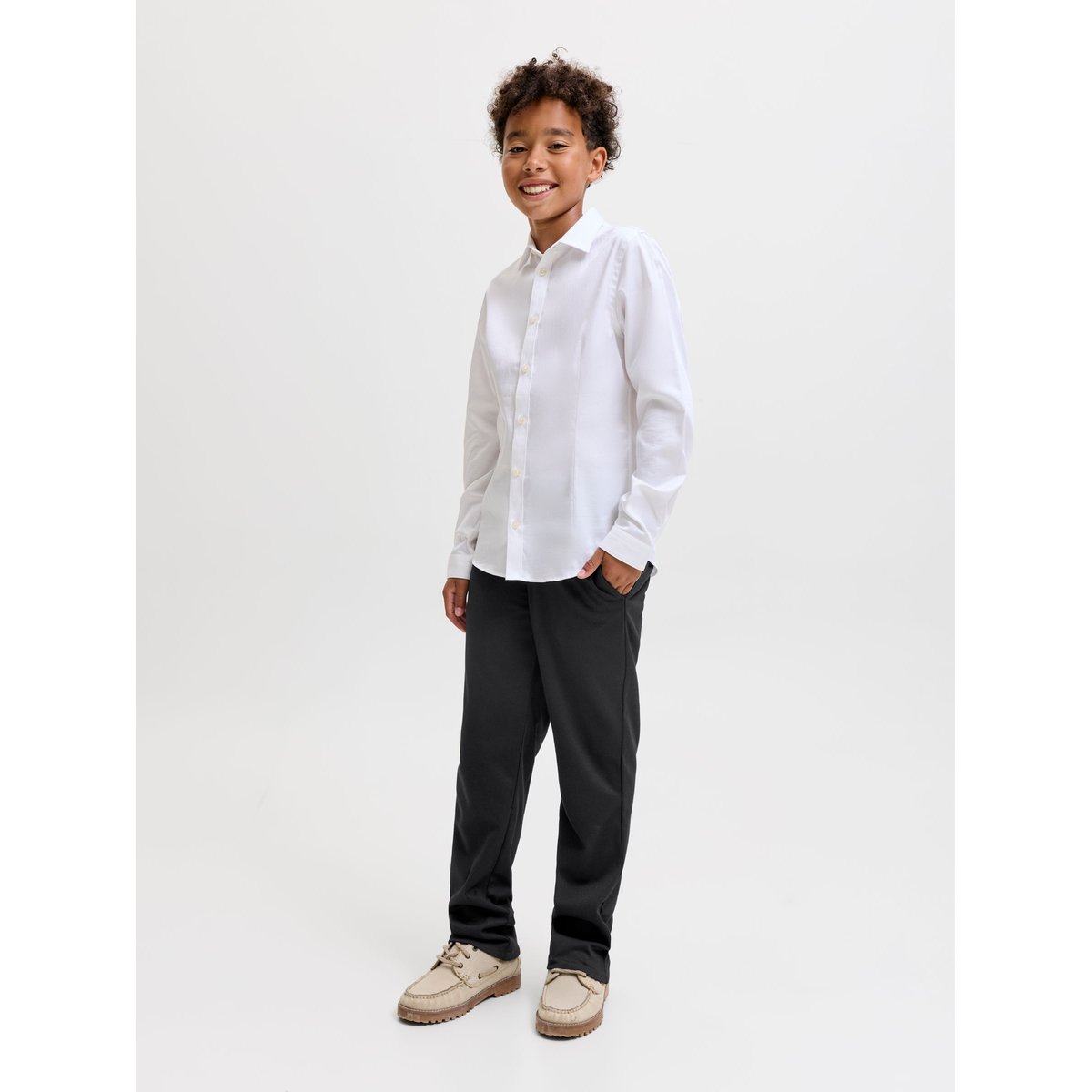 Pantalon Chino black 1, JACK & JONES JUNIOR