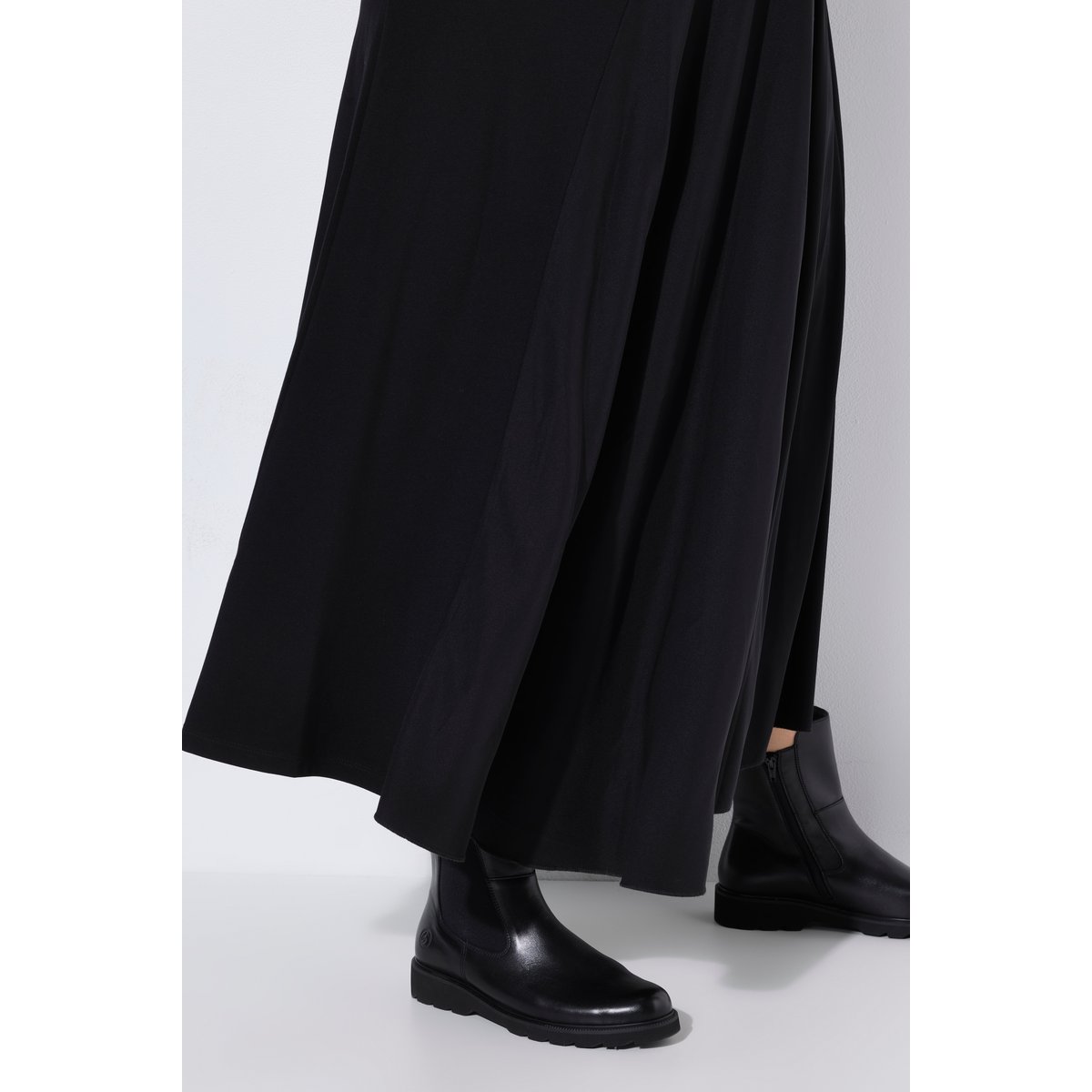 Robe maxi point de Rome noir, ULLA POPKEN