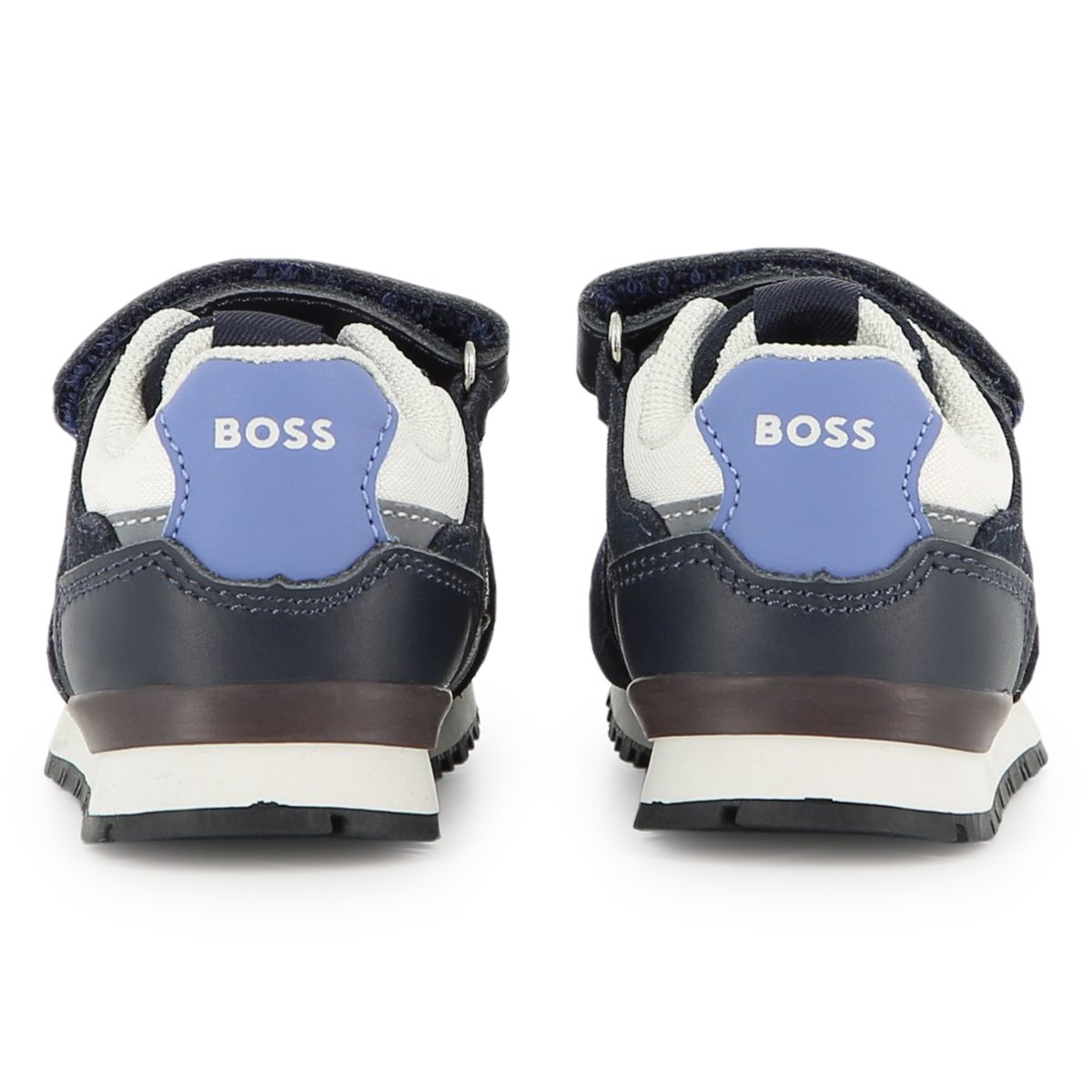 Baskets basses à lacets bleu cargo, BOSS KIDSWEAR