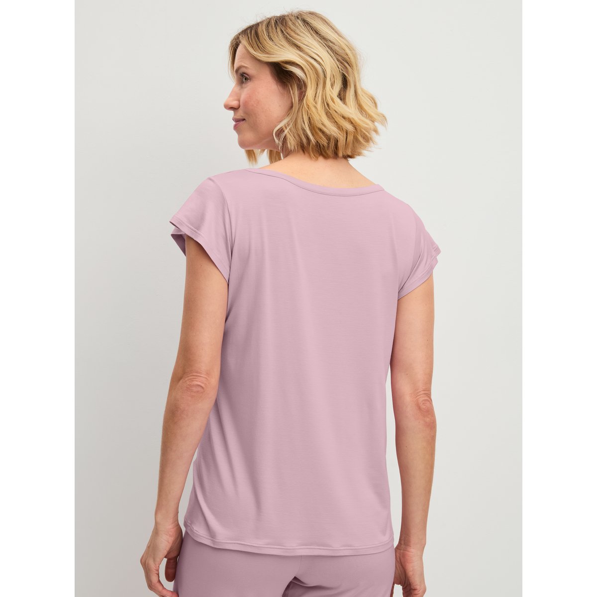 T-Shirt à manches courtes manches courtes Modal DEEPSLEEPWEAR BALANCING dawn pink, CALIDA