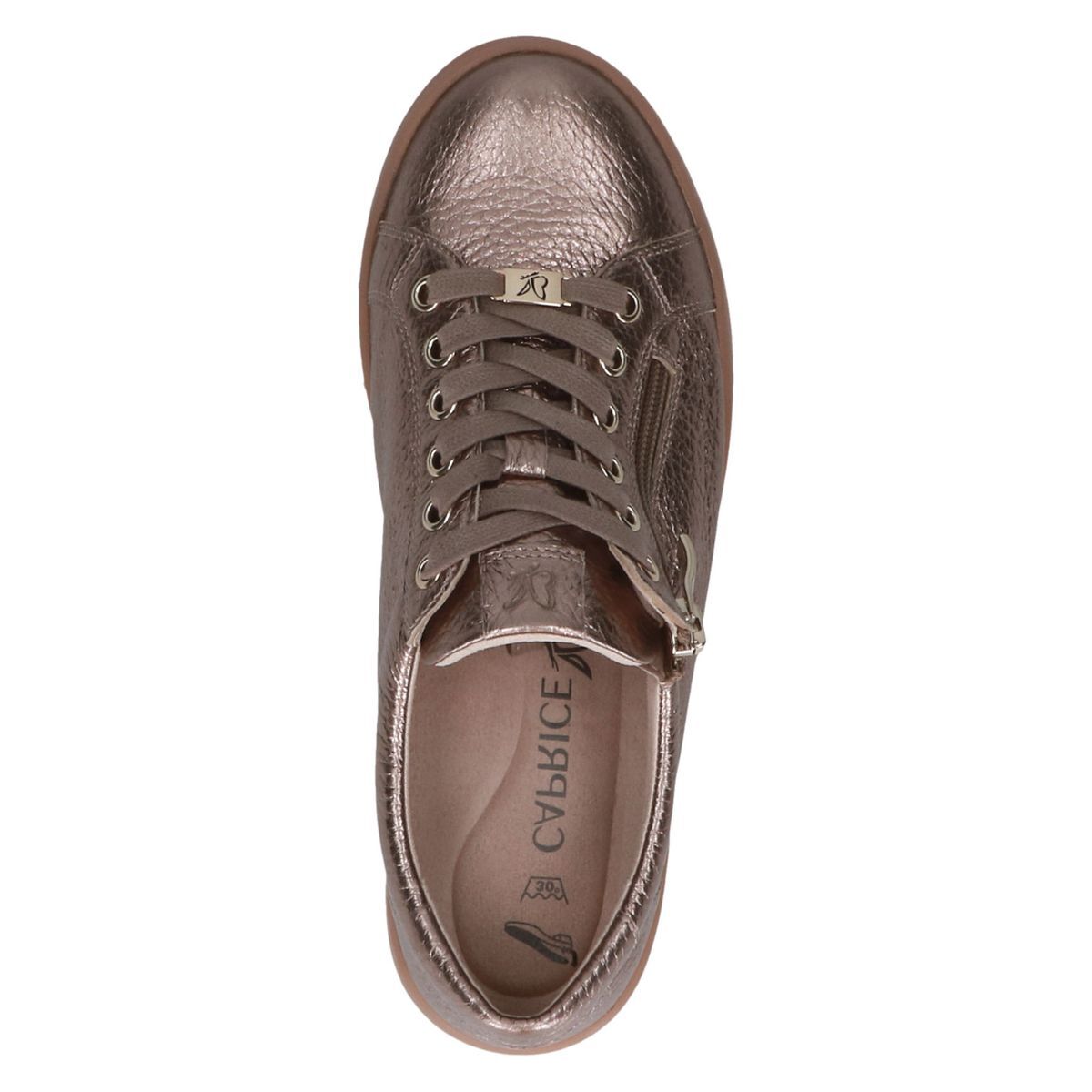 Basket en cuir marron, CAPRICE