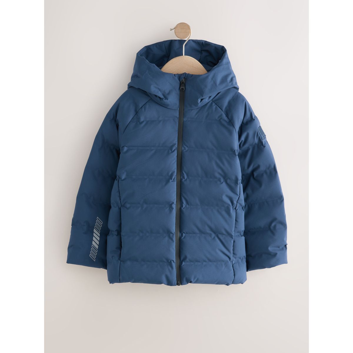 Veste à capuche semi-épaisse imperméable bleu marine, NEXT