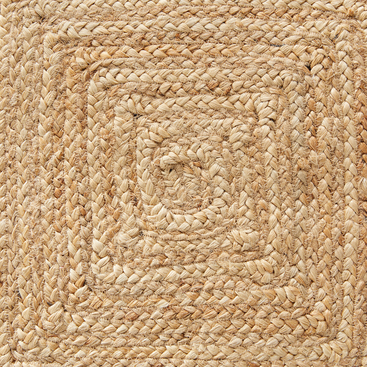 Tapis carré en jute, tressé main, Hempy naturel, AM.PM