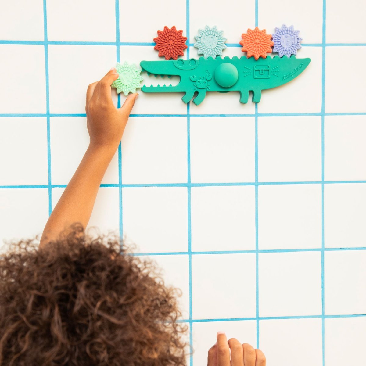 Balancier crocodile pour le bain multicolore, LILLIPUTIENS
