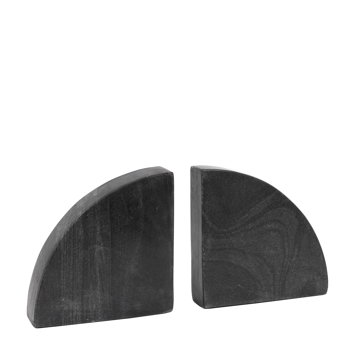 Set of 2 Tamera Marble Bookends grey, ÉDITÉ