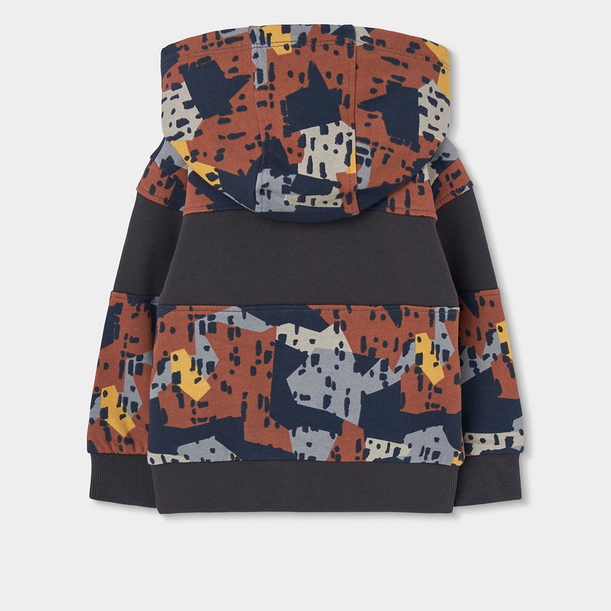 Veste garçon en molleton imprimé camouflage multicolore, BOBOLI