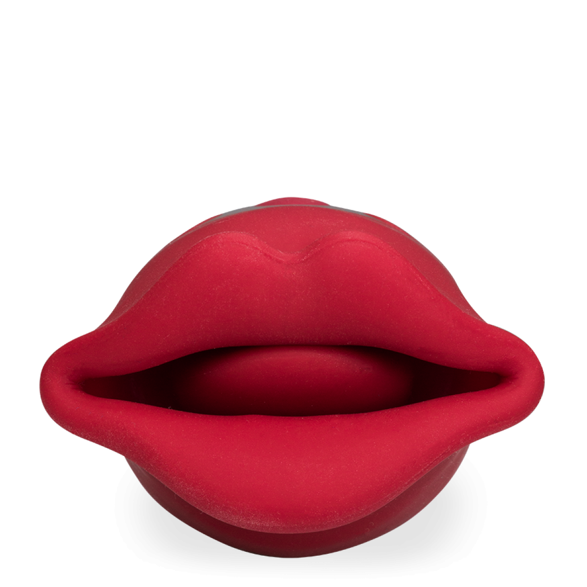 Vibromasseur puissant 2-en-1 avec bouche et langue vibrante Sweet Kiss rouge, LOVE AND VIBES