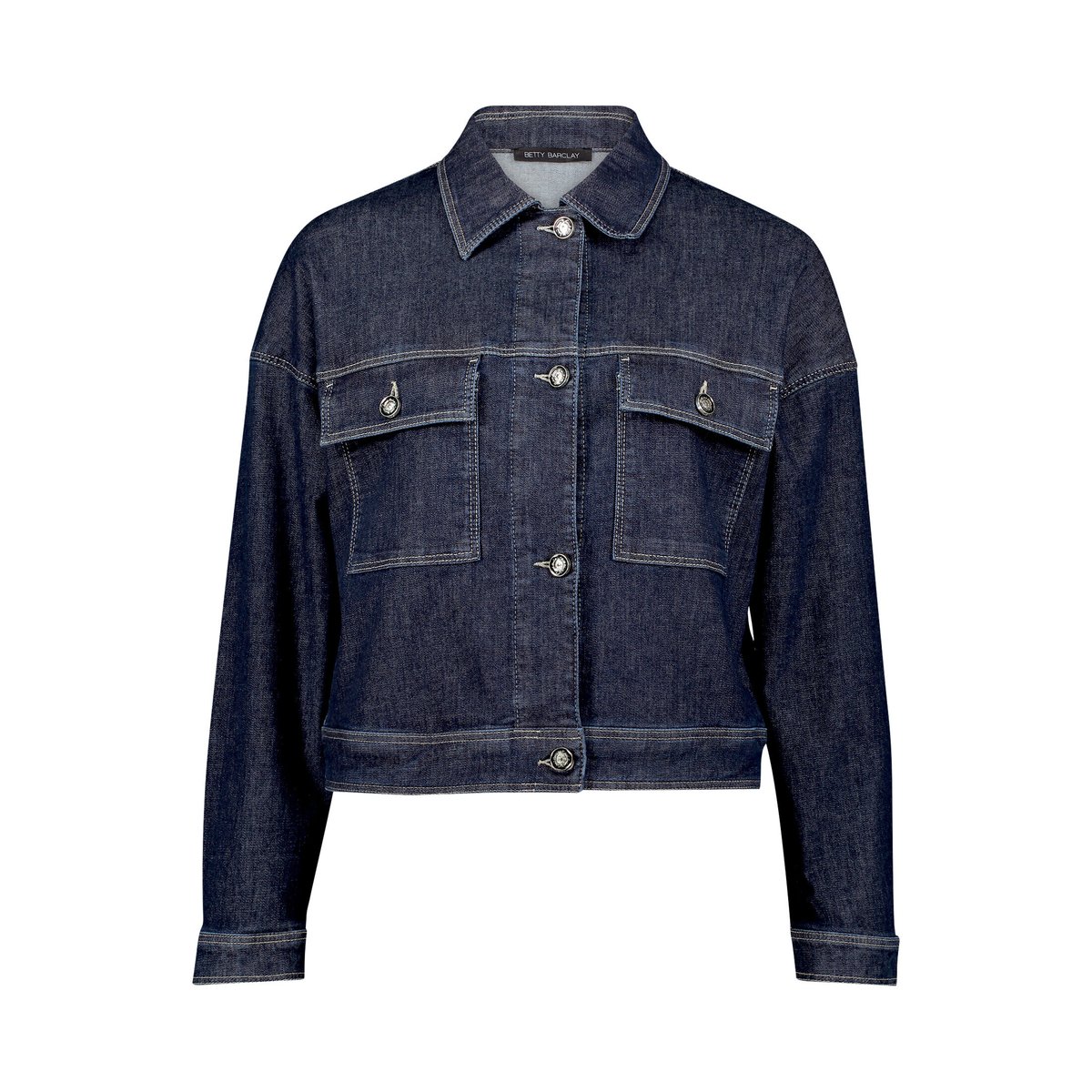 Veste en jean à manches longues dark blue denim, BETTY BARCLAY