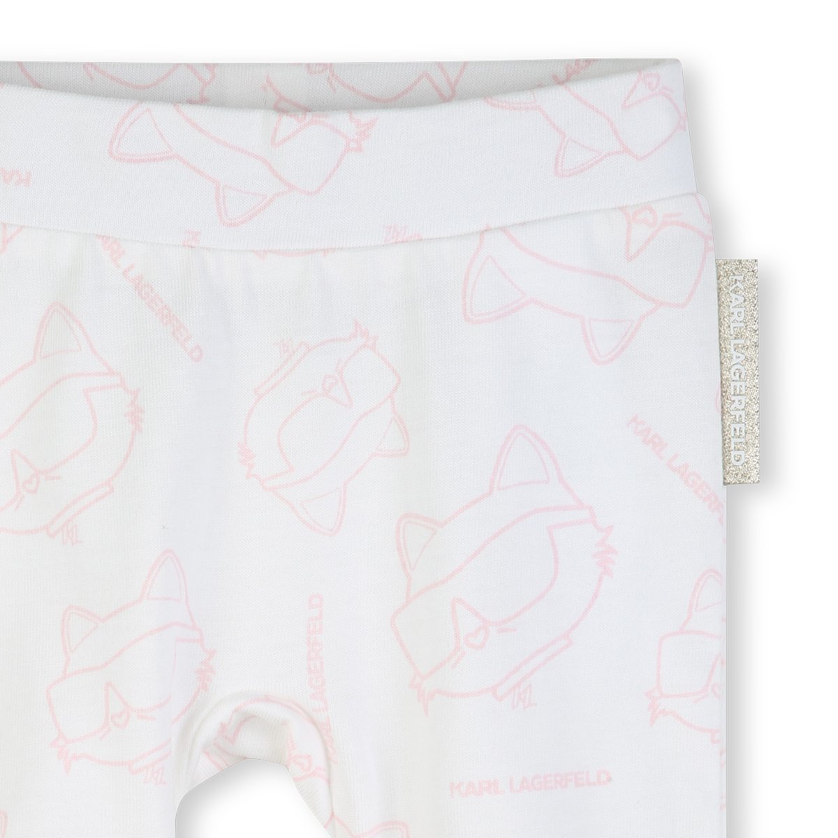 Ensemble robe et legging rose ecru, KARL LAGERFELD KIDS