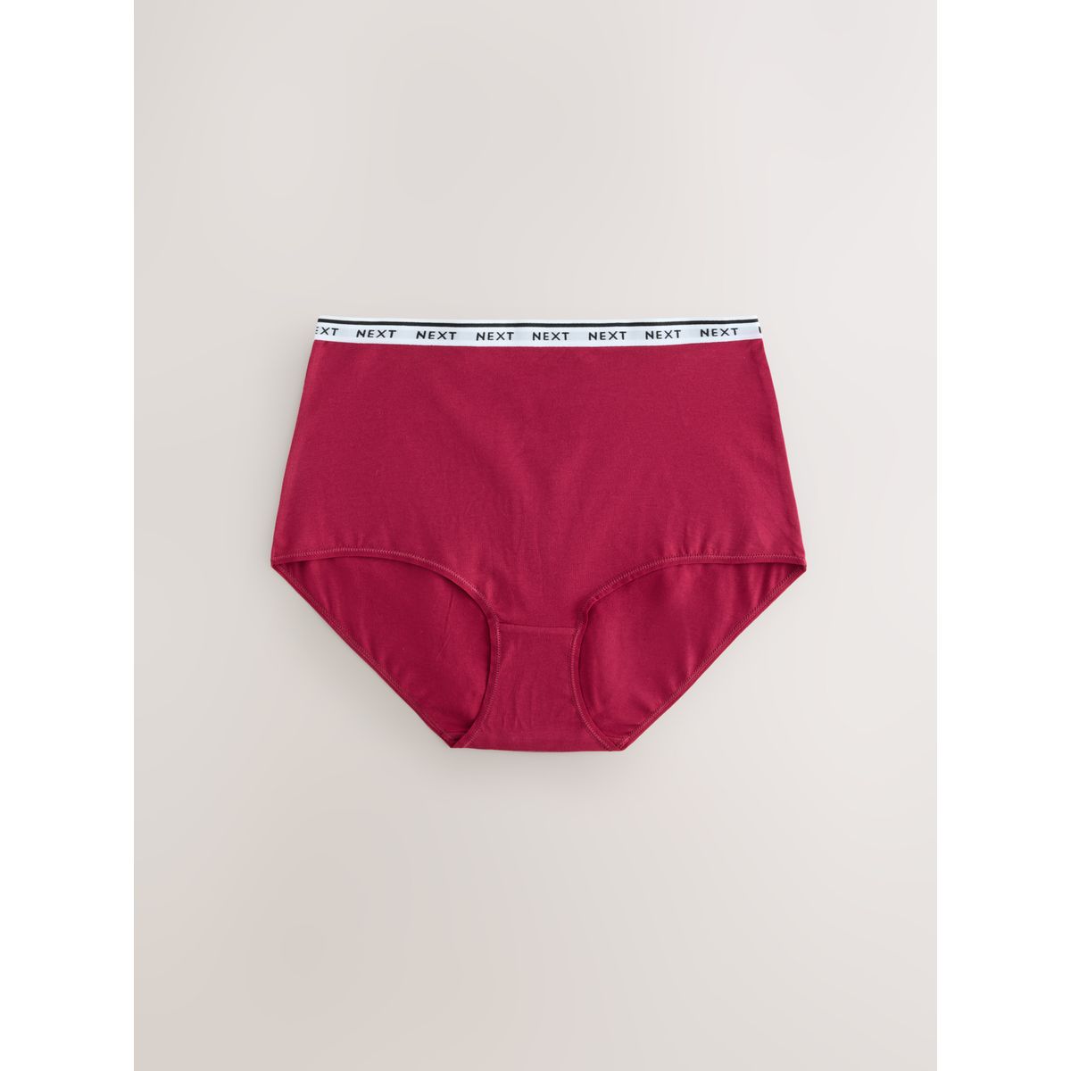 Culotte en coton à logo, lot de 7 nœuds rouges/carreaux marine, NEXT