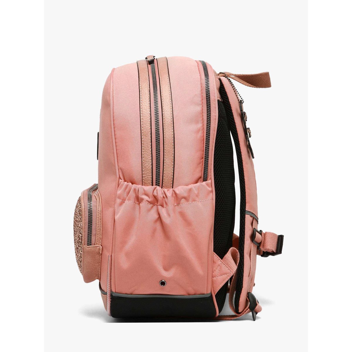 Sac à dos 2 compartiments glossy pink, CAMELEON