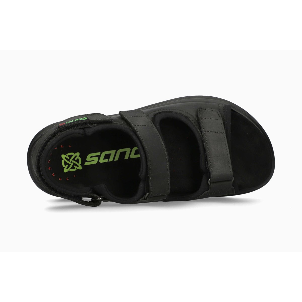 Sandales en cuir textile WILFRIED noir 5149, MEPHISTO