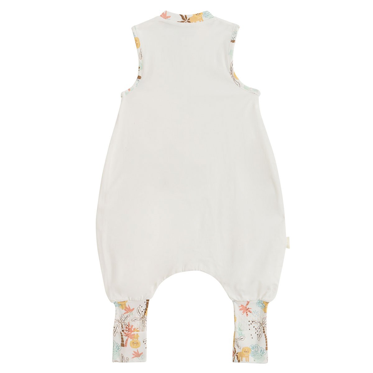 Turbulette TOG 0,5 en gaze de coton avec pieds retroussables Auguste ecru, PETIT BEGUIN