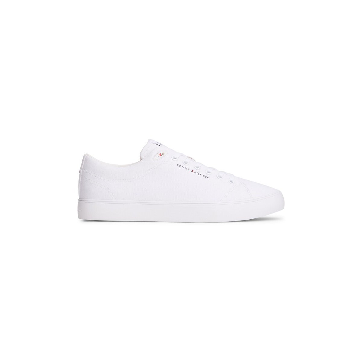 Baskets en canvas Harlem Core II blanc, TOMMY HILFIGER